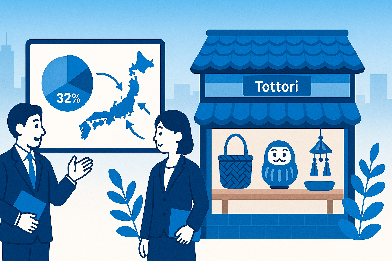 鳥取県・雑貨店8名の事例：BASE導入で月商の32%がオンラインに