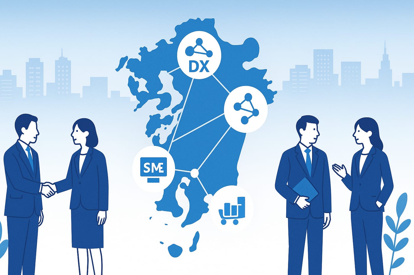 GEO4_keyvisual 福岡・九州の中小企業DXアクセラレーション事例2026