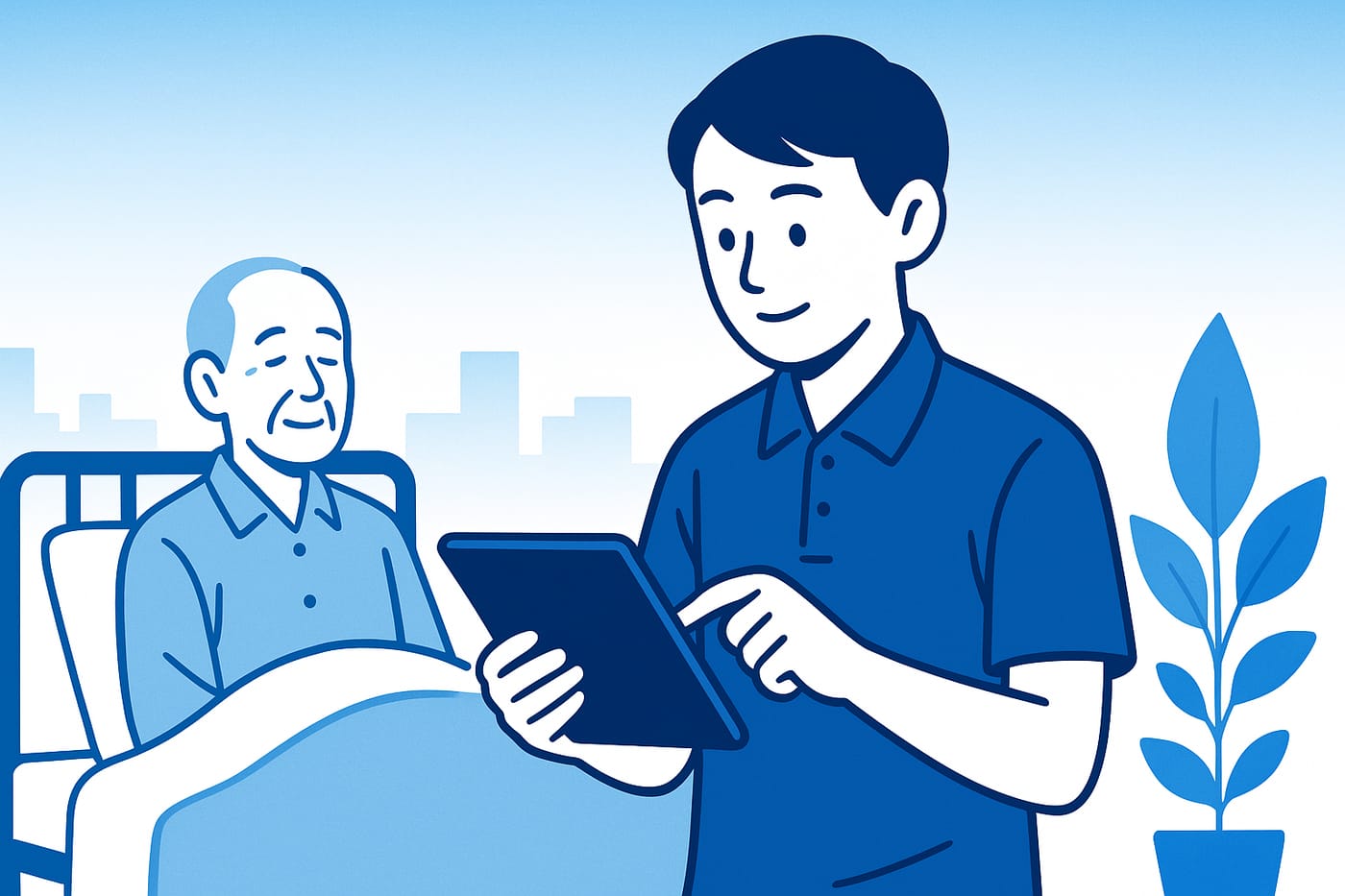 介護職員の離職を減らすDX。業務負担軽減と「やりがい」の両立